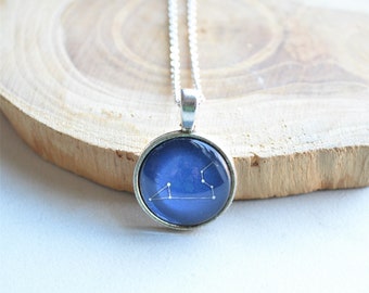 Leo Necklace, Leo Gift, Leo Earrings, Leo Jewelry, Constellation Gift, Zodiac Gifts, Post Queen