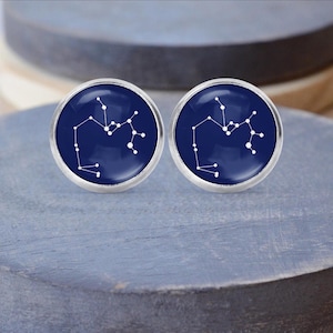 Schütze Sternzeichen Ohrstecker, Schütze Halskette, Schütze Geschenk, Schütze Schmuck