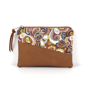 Mini-Geldbörse, Geldbeutel, Portemonnaie, Schlüsseletui, Etui / Vegan, Kunstleder