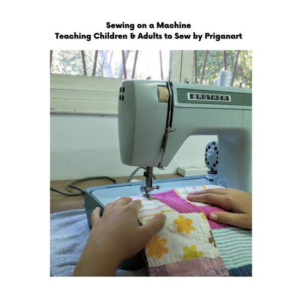 Sewing on a Machine, Basic Sewing Skills Tutorial, PDF Tutorial, Instant Download