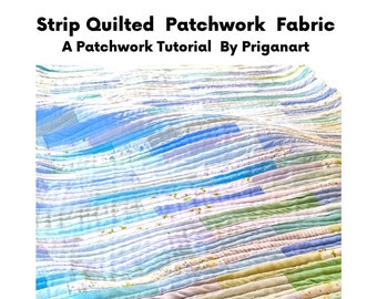 Zelfstudie over gewatteerde patchworkstof: schrootbrekertechniek (pdf-download)