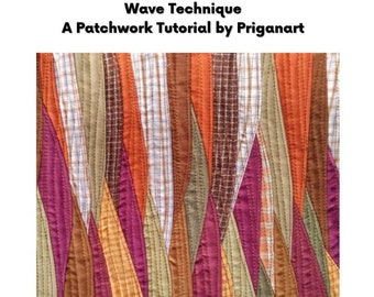 Patchwork-tutorial golflandschap, pdf-tutorial, direct downloaden