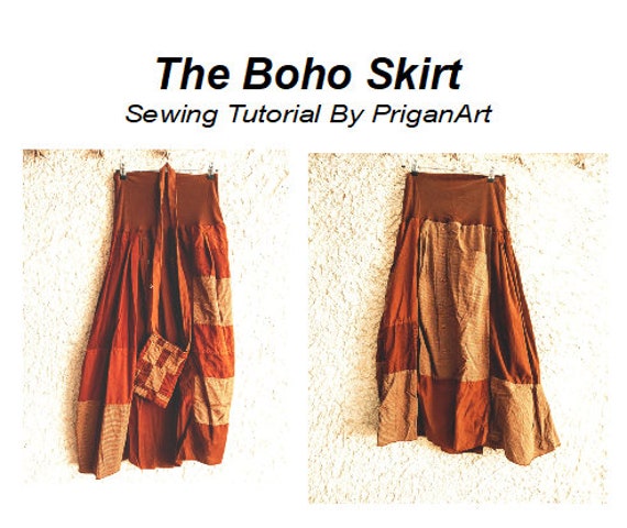 boho skirt tutorial