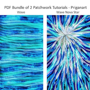 wave and wave nova art quilt pdf tutorials