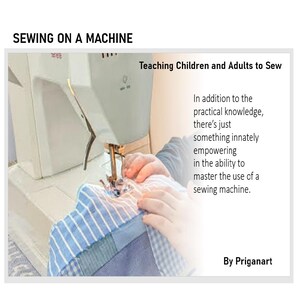Sewing on a machine teaching children and adults to sew on a sewing machine pdf tutorial