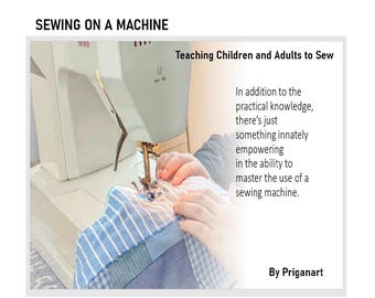 Sewing Machine Tutorial: Basic Sewing Skills PDF Guide (Digital Download)