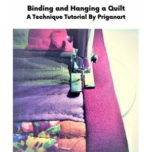 Rilegare e appendere una trapunta, tutorial sulla tecnica in PDF, download immediato