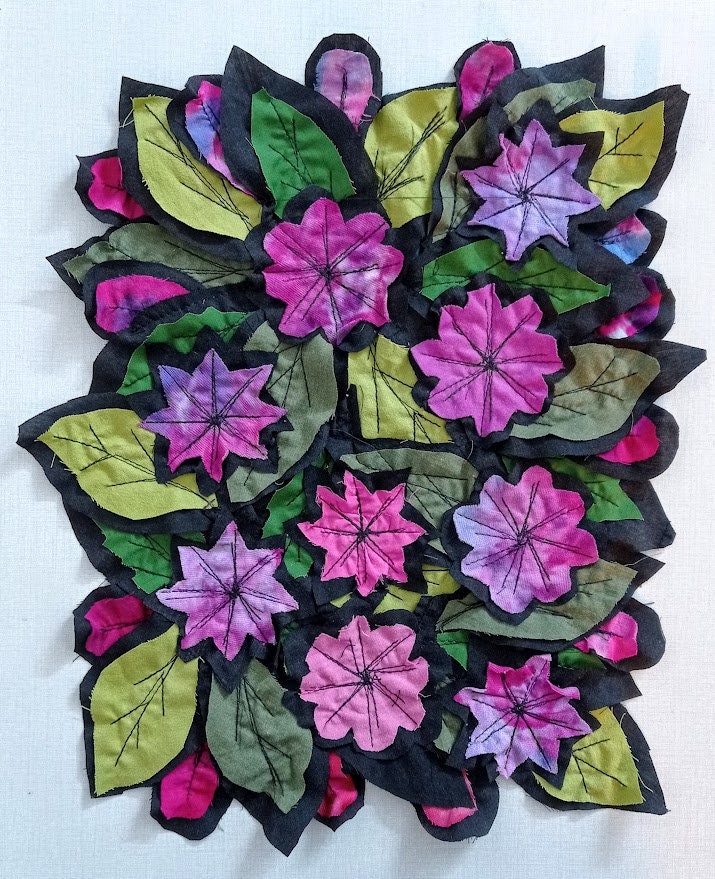 A Floral Garden, Patchwork Tutorial, PDF Tutorial, Instant Download - Etsy