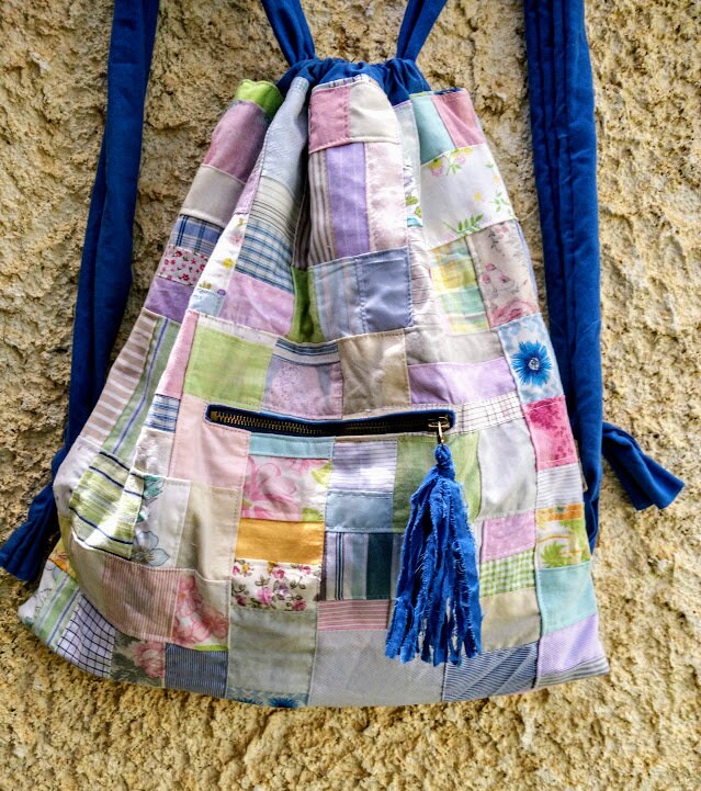 Fabric Drawstring Backpack Sewing Tutorial PDF Tutorial - Etsy Israel