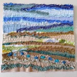 textural technique, landscape patchwork tutorial, pdf... Textural Technique, Landscape Patchwork Tutorial, PDF Tutorial, Instant ...