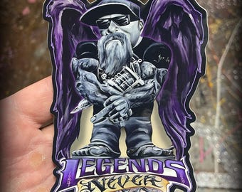 Legends Never Die Sticker