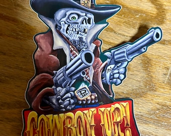 Cowboy Up Sticker