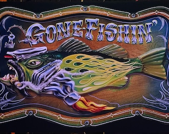 Gone Fishin’ Print
