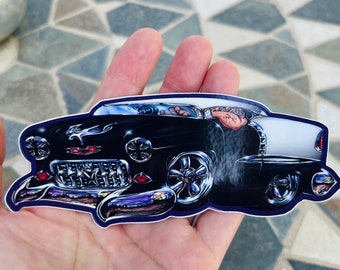 Hot Rod Sticker