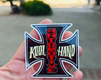 Kool Hand Artomotive Sticker