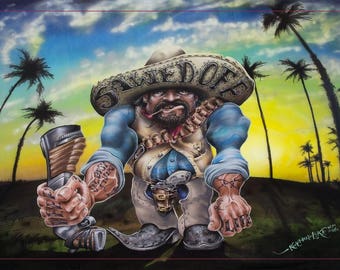 Sancho Sawed Off Print