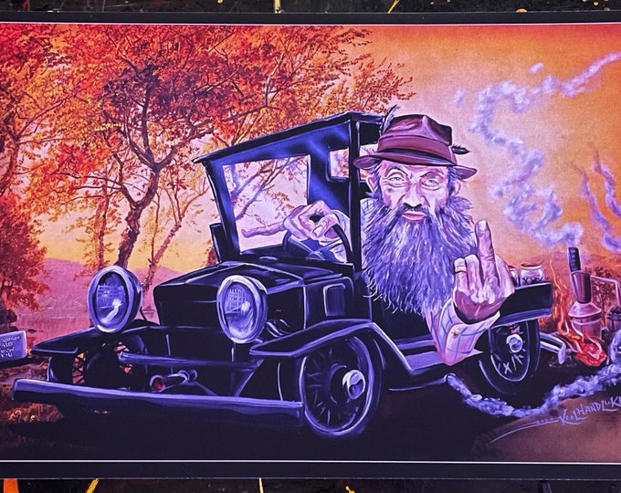 Featured listing image: Popcorn Last Run Print