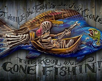 Gone Fishin'! print