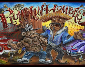 Rumblin' Hombres Print