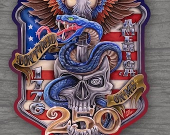 America 250 years Sticker