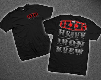 Heavy Iron Krew Men’s Black T-Shirt