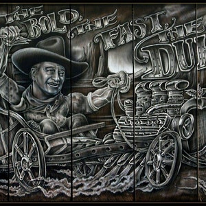 The Bold,The Fast, The Duke Print