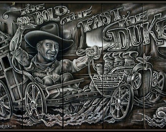 The Bold,The Fast, The Duke Print