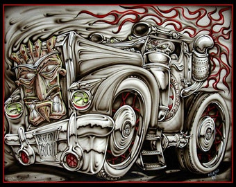 Tiki Rigg Print
