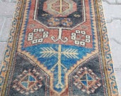 Oushak small rug,Turkish small rug,small rug,Home decor rug,vintage turkish small rug,area small rug,persian small rug,door mat rug,rug
