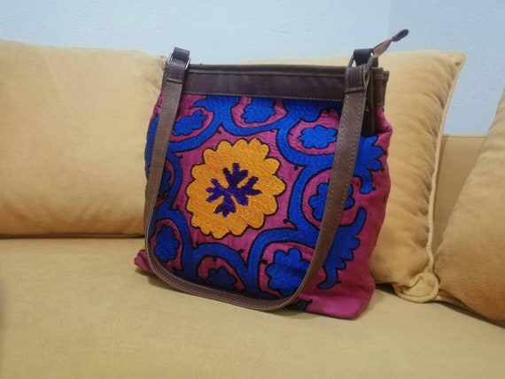 Vintage kilim arm bag,carpet shoulder bag,sleeve … - image 5