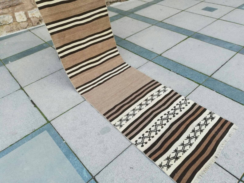 Vintage rug,Oushak runner rug,kilim rug,turkish rug,furniture rug,natural carpet,oushak rug,floor rug,hallway rug,living room rug,runner rug