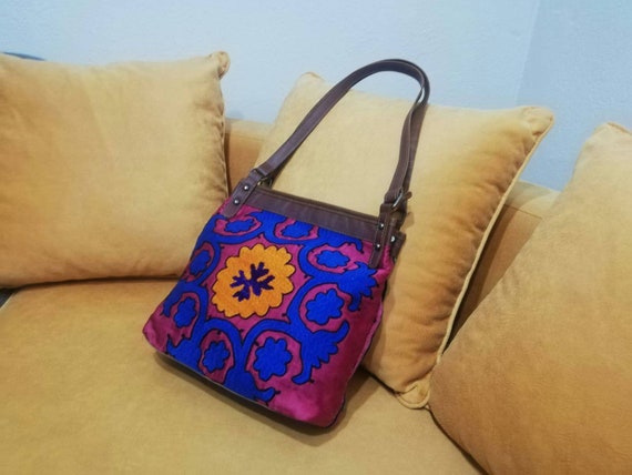Vintage kilim arm bag,carpet shoulder bag,sleeve … - image 1