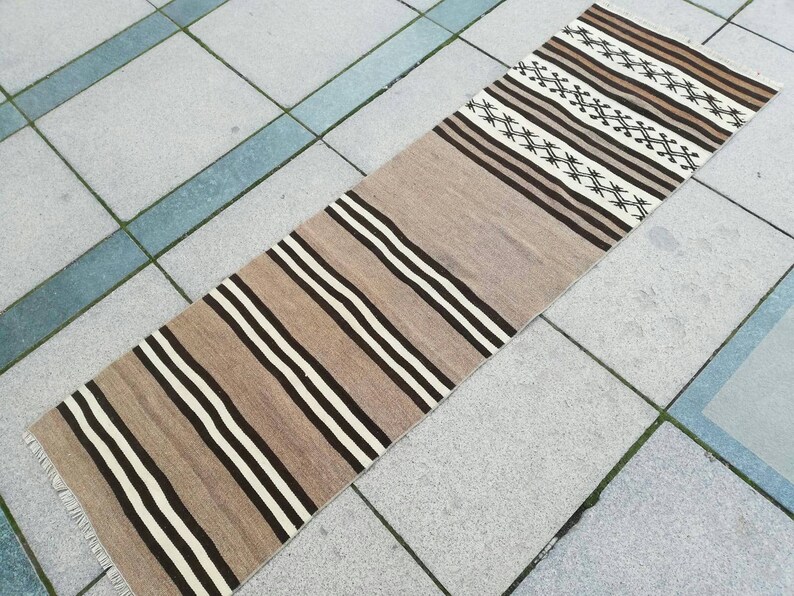 Vintage rug,Oushak runner rug,kilim rug,turkish rug,furniture rug,natural carpet,oushak rug,floor rug,hallway rug,living room rug,runner rug