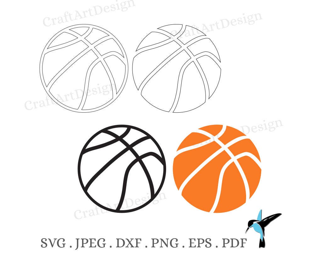 Sports Basketball Cut File Basketball SVG Digital File Cut File Prints