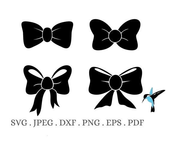 Archivo Bow SVG Vector bow Clipart Bow Bow svg bundle Bow Etsy España