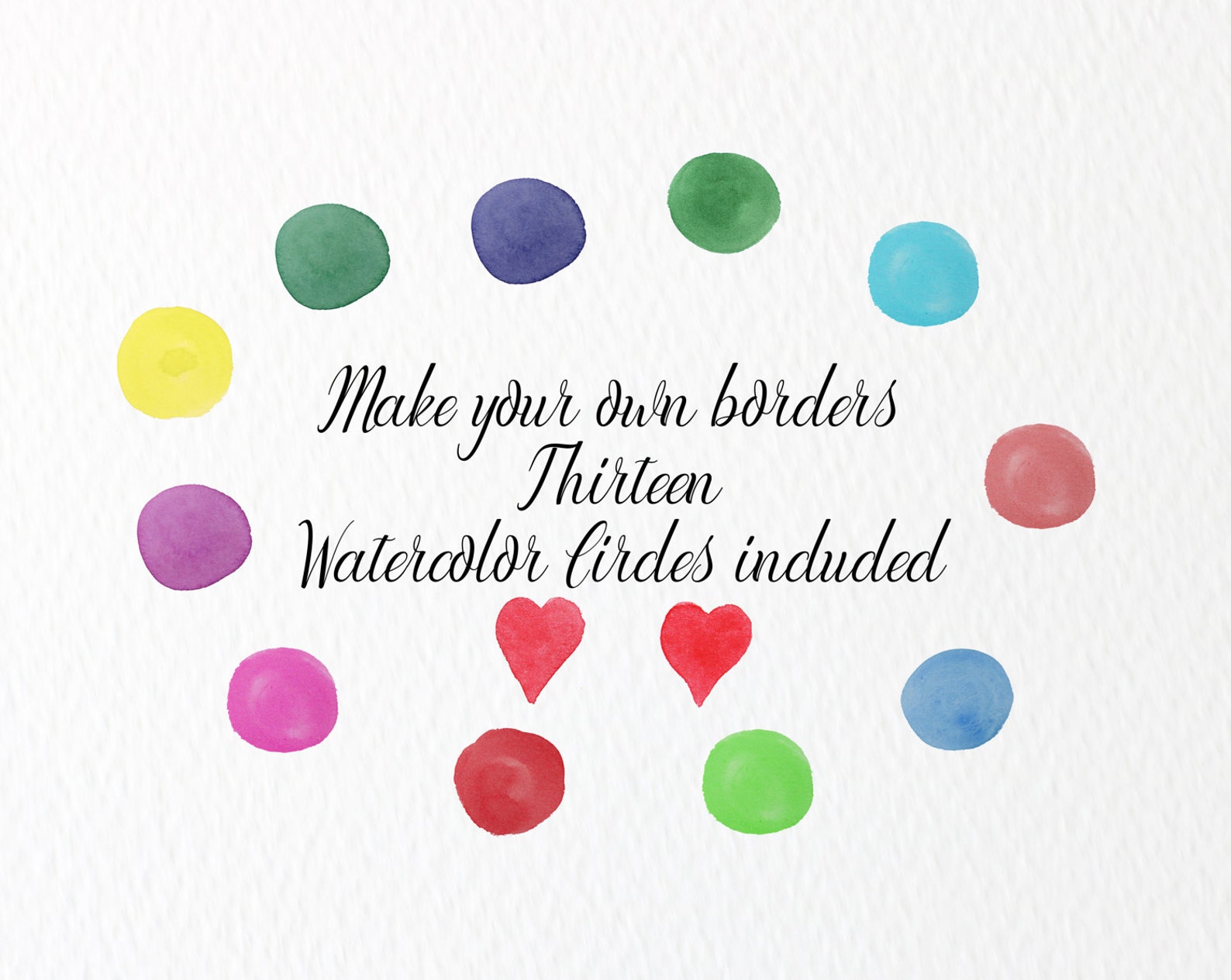 Watercolor Confetti Clipart. Border Clipart. Confetti Overlay. Etsy