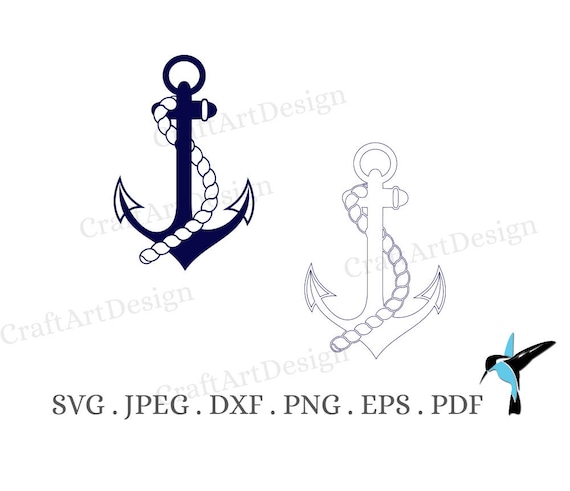 Anker Svg Schneiden Datei Anker Clipart Anker Silhouette Etsy