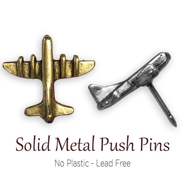 Airplane Push Pins Etsy