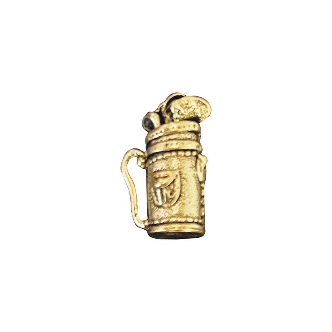 Gold Course Pin Golf Bag Push Pins or Lapel Pins - Solid Metal Decorative Golf Course ...