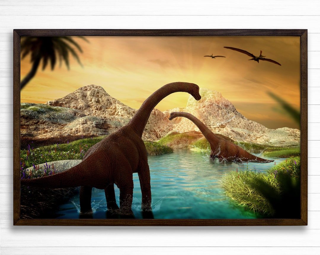 Dinosaur Wall Decor | Prehistoric | Brontosaurus Pterodactyl | Kids