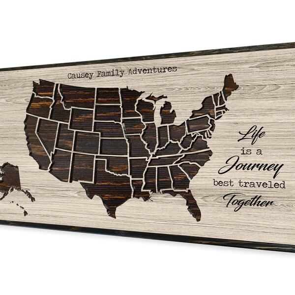 Wood United States Wall Art Etsy