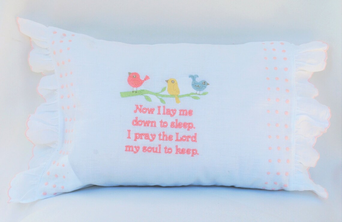 Custom Smocked Baby Pillow with Option to Personalize Etsy