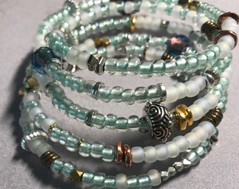 5 Wrap Bracelet featuring all colors of summer