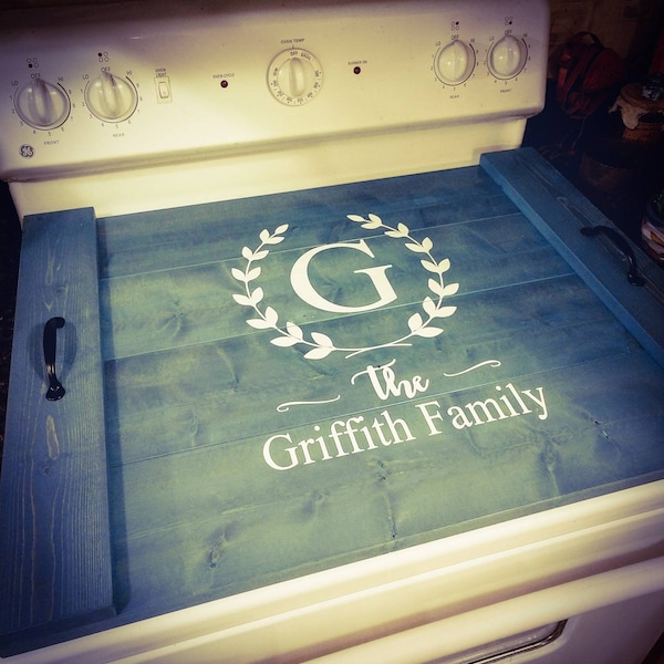 Stove Cover Noodle Board - Farmhouse Kitchen Decor, Oven Cover