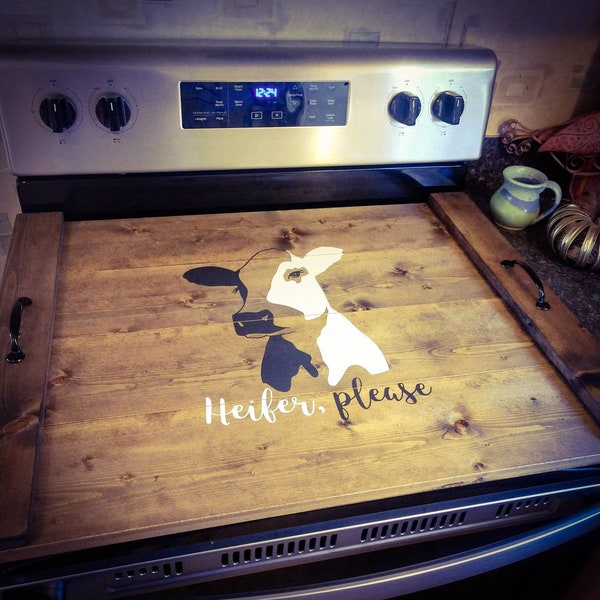 Stove Cover Noodle Board - Farmhouse Kitchen Decor, Oven Cover