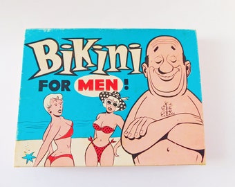 Funny Adult Party Gag Gift Dirty Joke Novelty Bikini For Men Mid Century Retro Vintage Boxed