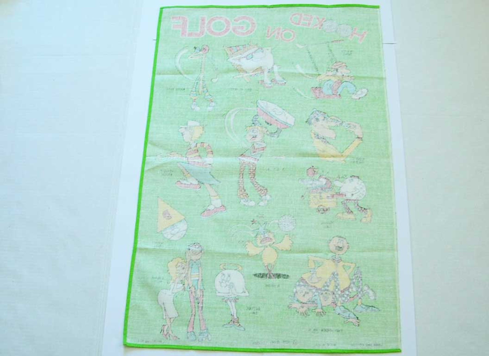 Funny Golf Themed Kitchen Towel Unused Vintage Golf Gifts Etsy