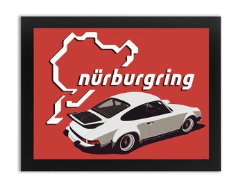 Nurburgring Legend (Porsche 911 / 930 Art Print)