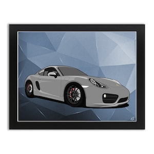 Modern Classics (Porsche Cayman art print)
