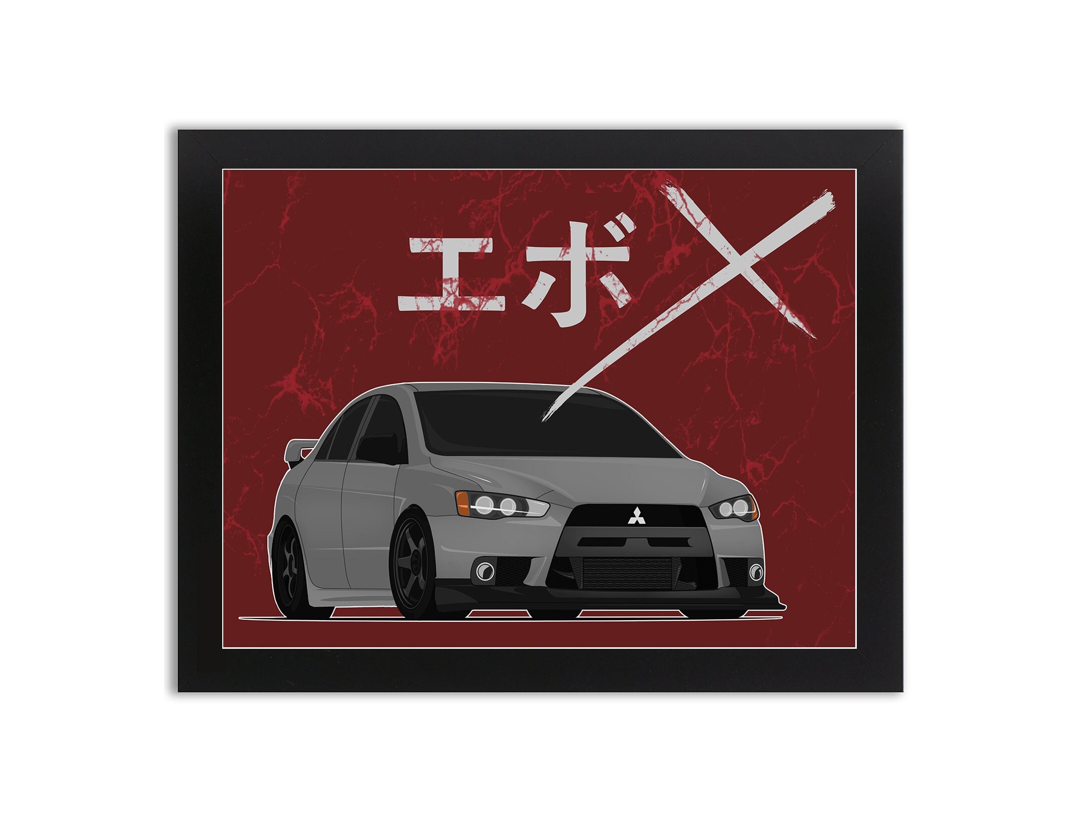 Street Legends ( Mitsubishi Lancer Evo 10 X Art Print ) - Etsy